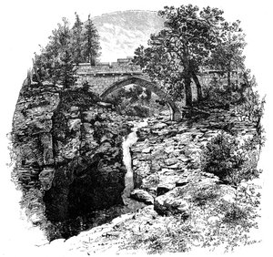 O Linn de Dee, Aberdeenshire, Escócia, 1900.