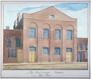 Capela Batista da Lion Street, na New Kent Road, Southwark, Londres, 1826