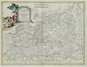 Extremadura e Castilla la Nueva, gravura de G. Zuliani tirada de Tome I do mais novo Atlas publicado em Veneza em 1776 por Antonio Zatta, Private Collection de G. Zuliani