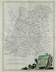 Os Governos da Ile de France e Orleans, gravada por G. Zuliani, tirada de Tome I do Atlas mais Novo publicado em Veneza em 1776 por Antonio Zatta, Coleção Particular de G. Zuliani