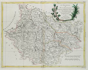 Os Palatinos de Posnania, Gniesno, Brzesc, Kalisz e Inovroclav, gravura de G. Zuliani tirada de Tomé III do "Novo Atlas" publicado em Veneza em 1781 por Antonio Zatta, Coleção Particular