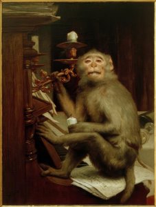 Macaco no piano
