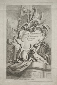 Livro das Fontes: nº 1, página de rosto de Gabriel Huquier