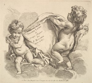 Frontispício, 1738-45. de Gabriel Huquier