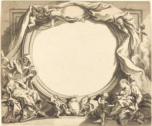 Fé e caridade de Gabriel Huquier after François Boucher