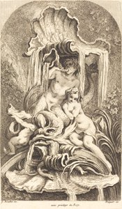 Tritão e Ninfa de Gabriel Huquier after François Boucher