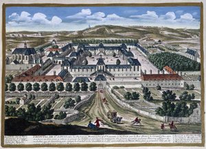 Hospital Saint Louis fundado pelo Rei Henrique o Grande - por Perelle