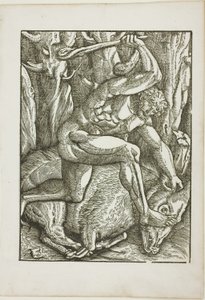 Os trabalhos de Hércules: Hércules subjugando o javali de Erimanto