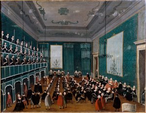 La cantata delle putte delli Ospitali Grupo de órfãos recolhidos nos hospitais de Veneza e que faziam parte dos coros na época de Antonio Vivaldi. Pintura de Gabriel Bella (1730-1799) Palazzo Querini Stampalia Veneza do século XVIII