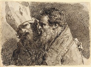Chefes de dois bispos de Gaetano Gandolfi
