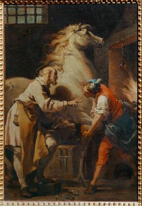 Le Miracle de saint Eloi - O milagre de Santo Elígio ... de Gaetano Gandolfi