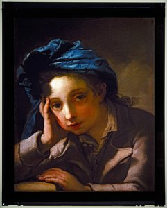Retrato de Marco Gandolfi, sem data (tela) de Gaetano Gandolfi