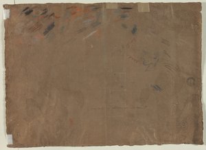 Esboço de uma cabeça, década de 1780. de Gaetano Gandolfi