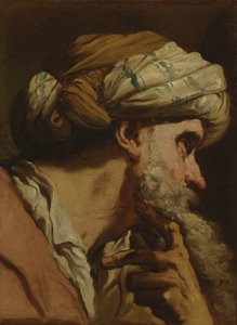 Estudo de uma cabeça oriental, c.1766-75