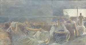 Haxixe: os fumadores de ópio de Gaetano Previati