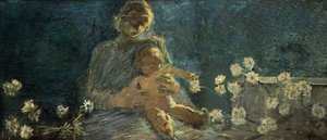 Nossa Senhora dos Crisântemos de Gaetano Previati