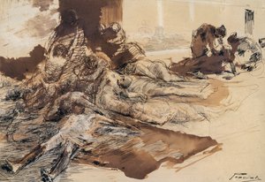 Estudo da peste de Gaetano Previati