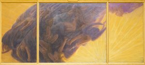 The Fall of the Angels, c. 1913, Gaetano Previati (óleo sobre tela)