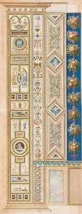 Pilaster Loggia III (decoração com vários jogos) de Gaetano Savorelli
