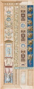 Pilaster Loggia IV (ornamento no qual se senta sob o gênio da glória)