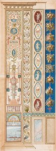 Pilaster Loggia VI (decoração com Diana de Éfeso)