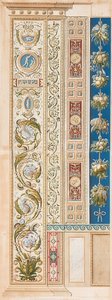 Pilaster Loggia V (decoração com as lindas gavinhas)
