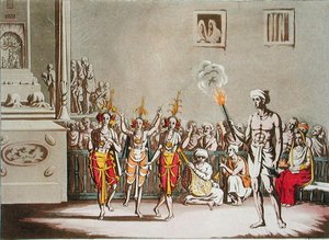 Três Baltok celebram o Festival Hindu de Giolen-Giatrah, prato 52 de 