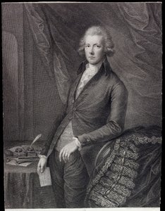 O Honho Direito William Pitt o mais novo (gravura) de Gainsborough (after) Dupont
