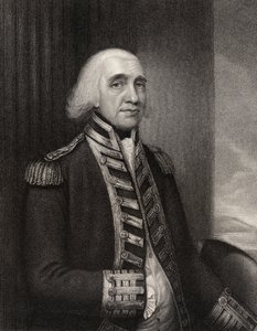 Almirante Richard Howe, gravado por WT Fry, da National Portrait Gallery, volume III, publicado em 1835 (lito)