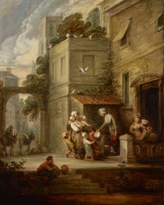 A caridade alivia a aflição de Gainsborough Dupont
