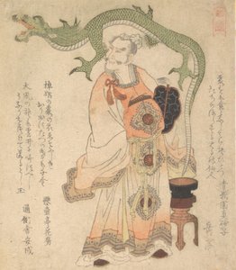 Sábio Chinês Evocando um Dragão, ca. 1825.