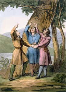 Suíça: Os três líderes da Confederação Helvética, de &39;Costume dei Romani, Svizzeri ..&39;