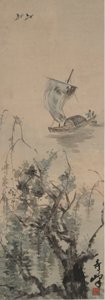 Um Pescador numa Paisagem de Gao Qifeng