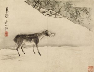 Burro a zurrar de Gao Qipei