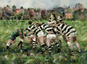Um jogo de rugby, 1989
