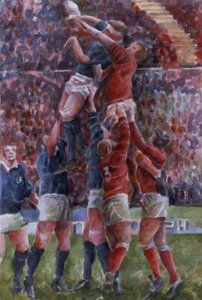Rugby International, País de Gales V Escócia (wc on paper)