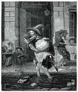 Passagem através da tempestade, 1885. de Garnier