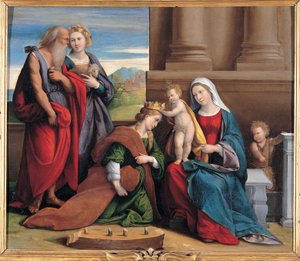 Coroação de Santa Catarina de Garofalo