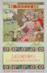 Março, de um calendário para Henri Garnier & Co.