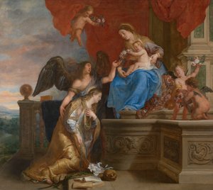 Die Krönung der heiligen Rosalia de Gaspar De Crayer