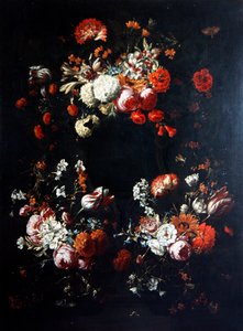 Um pedaço de flor (óleo sobre tela) de Gaspar Pieter II Verbruggen