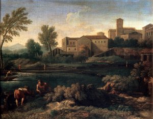 Uma pequena cidade no Lácio, década de 1660.