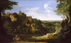 Vista do Tivoli com Roma ao longe, final da década de 1650