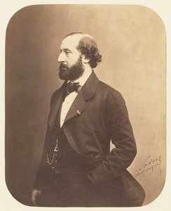 Retrato de Emile Augier 1820-1889, 1857. de Gaspard Félix Nadar