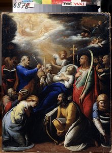 "La mort de la Vierge" (A morte da virgem) Peinture de Gaspard Gailius (17eme siecle) 1612 Museu Estatal de Arte, Toula de Gaspard Gailius