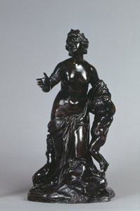 Latona e seus filhos, Apollo e Diana, c.1671 (bronze com pátina lacada) de Gaspard Marsy