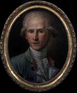 Retrato do Sr. Hodgetts (óleo sobre painel) de Gaspare Landi