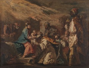 Adoração dos Magos de Gasparo Diziani (attributed to)