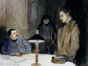 Interrogatório de um prisioneiro alemão de Gaston Hippolyte Boucart