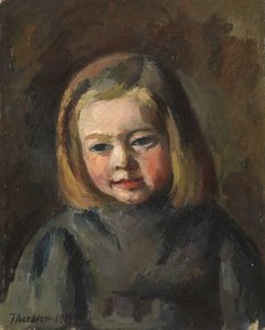 Cabeça de uma jovem garota, 1919